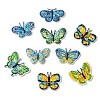16Pcs 8 Styles Polyester Iron on Clothing Patches PATC-CJ0001-05-8