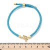 Adjustable Nylon Cord Bracelets BJEW-C096-01G-06-5
