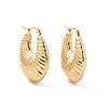 Ion Plating(IP) 304 Stainless Steel Hoop Earrings EJEW-M212-02G-1