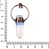Opalite Faceted Pointed Bullet Big Pendants G-Q350-05A-3
