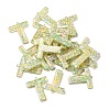Transparent Epoxy Resin Pendants CRES-YW0002-09T-1