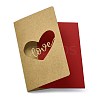 3 Sets Kraft Paper Greeting Cards AJEW-FS0001-27A-3