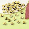 Brass Rhinestone Spacer Beads RB-A014-Z6mm-05G-4