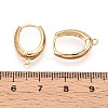 Brass Hoop Earring Finding KK-N261-53G-3