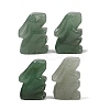 Natural Green Aventurine Rabbit Display Decorations G-R007-02G-1
