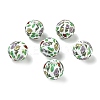 Floral Silicon Beads SL-CBAC986-03B-1