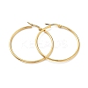 PVD Vacuum Plating 201 Stainless Steel Hoop Earrings with 304 Stainless Steel Pins for Women LS-EJEW-D279-12G-03-1