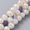 Natural Quartz(Dyed) Beads Bracelets BJEW-JB04604-05-3
