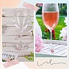 Brass Wine Glass Charms AJEW-SC0002-46-5