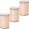 3 Rolls Flat Waxed Polyester Thread String YC-CL0001-02A-7