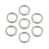 304 Stainless Steel Closed Jump Rings STAS-G393-06P-07-1