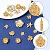 16Pcs 8 Styles Alloy & Brass & 304 Stainless Steel Pendants FIND-FS0004-37-2