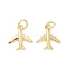 Rack Plating Brass Charms X-ZIRC-C042-09G-3