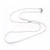 Non-Tarnish 304 Stainless Steel Herringbone Chain Necklaces LS-NJEW-L160-006P-2