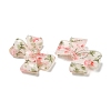 Transparent Printed Acrylic Cabochons OACR-M008-01C-2