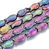 Electroplate Glass Beads Strands X1-EGLA-T025-03D-1