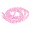 Spray Painted Crackle Glass Beads Strands CCG-Q001-6mm-02-3
