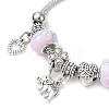 Alloy Snake Chain Charms Bracelets BJEW-JB11448-03-3