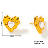 Fashionable Stainless Steel Stud Earrings UO2666-3-1