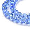 Electroplate Glass Beads Strands EGLA-A034-T1mm-L04-3