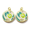 Real 18K Gold Plated Brass Pendants KK-L209-009G-02-1