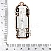 Tibetan Style Alloy Big Pendants AL-CBA2376-18R-3