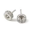 Brass Micro Pave Clear Cubic Zirconia Peg Bails KK-C107-12P-2