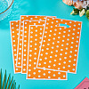 Polka Dot PET Plastic Packing Bags with Die Cut Hole Handle ABAG-TADJ0002-001A-3
