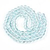 Baking Paint Transparent Glass Beads X1-DGLA-N011-10mm-05-2