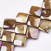 AB Color Freshwater Shell Beads Strands SHEL-S274-36-1