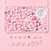 210Pcs 13 Styles Acrylic Beads with 1 Roll Strong Stretchy Beading Elastic Thread OACR-FS0001-57-6
