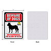 UV Protected & Waterproof Aluminum Warning Signs AJEW-GL0001-01A-06-2