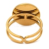 Round Natural Tiger Eye Finger Rings RJEW-Q822-33G-02-3