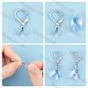 50Pcs 304 Stainless Steel Leverback Earring Findings with Pendant Bails STAS-BBC0001-52P-4