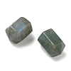 Natural Mixed Gemstone Double Terminal Pointed Faceted Chunk Bullet Beads G-C252-04-3