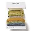 18 Yards 6 Styles Polyester Ribbon SRIB-C001-E04-2