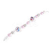 Glass and Acrylic and Imitation Pearl and Rhinestone Beads Strands MAK-T011-06E-1