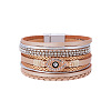 Bohemia Leather Multi-strand Bracelets with Evil Eye ST6266184-1