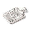 Rack Plating Brass Pendants KK-B092-42P-G-2