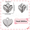 Tibetan Style Alloy Charms TIBE-SC0009-27-2
