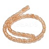 Transparent Crackle Glass Beads Strands GLAA-NH0001-04B-2