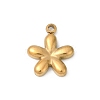 304 Stainless Steel Pendants STAS-L283-25G-01-1