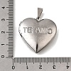 316 Stainless Steel Locket Pendants STAS-N0016-18B-P-3