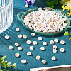 500Pcs Plating Acrylic Beads PACR-TADJ0001-01U-4