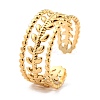 Ion Plating(IP) 304 Stainless Steel Finger Rings RJEW-L102-27G-3