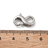 304 Stainless Steel Spring Gate Rings. 8-Shaped STAS-V008-30P-3