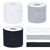 3 Bundles 3 Colors Polyester-Cotton Ribbon OCOR-BC0008-66A-1