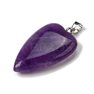 Natural Amethyst Pendants G-F820-04P-06-1