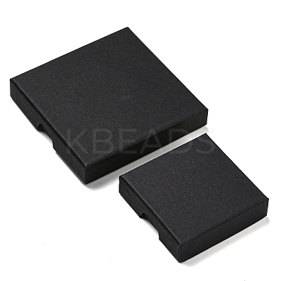 Square Cardboard Paper Jewelry Box CON-D014-01C-02-1