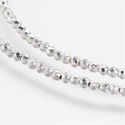 Non-magnetic Synthetic Hematite Beads Strands G-P218-26-S-1